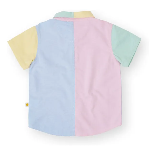 Camisa Colorblock | Rosa