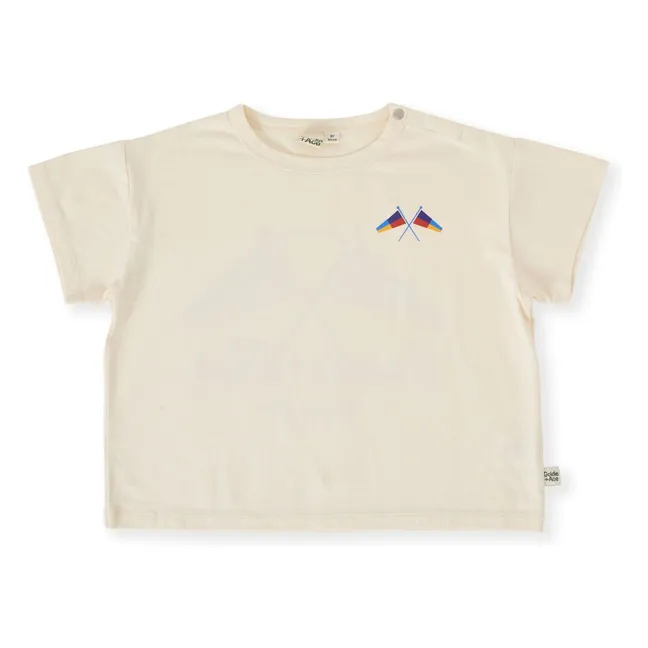 T-shirt Drapeaux | Crème