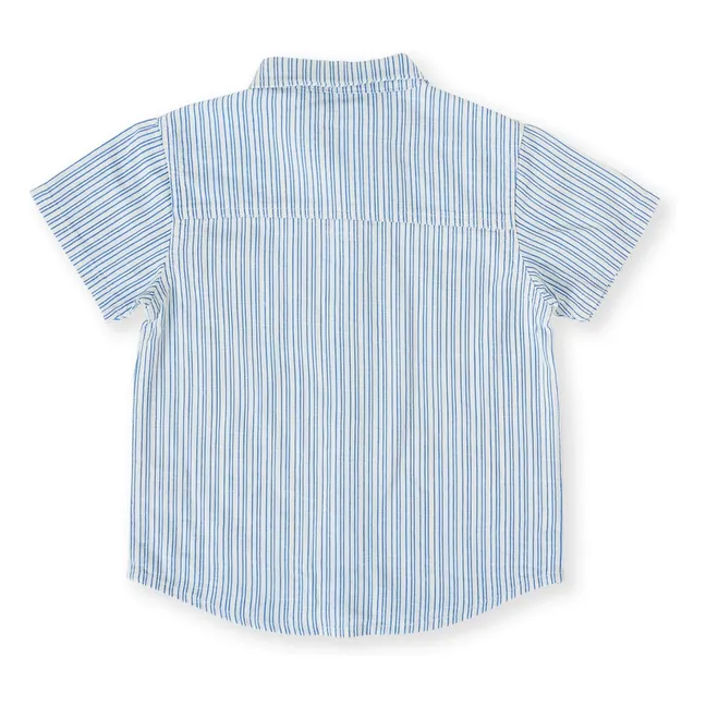 Chemise Rayée | Bleu