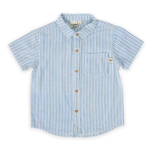 Chemise Rayée | Bleu