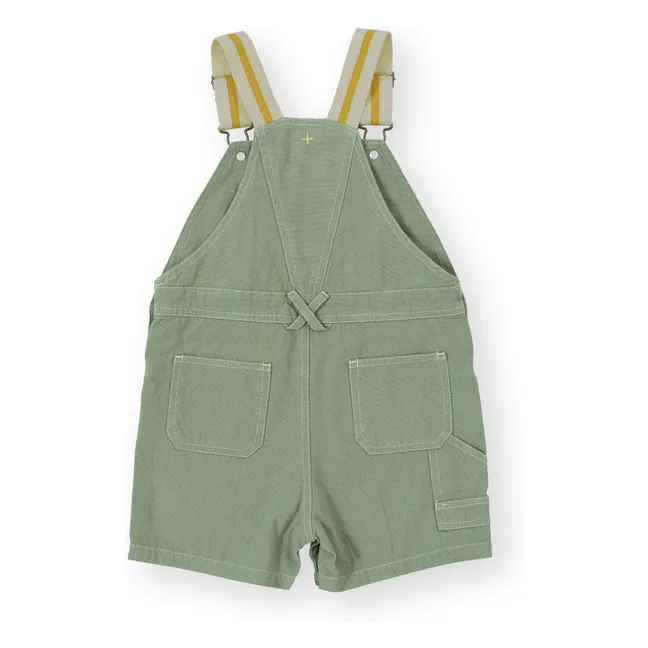 Salopette Courte Utility | Vert kaki
