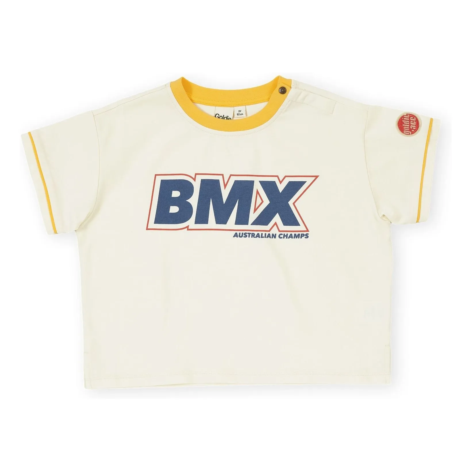 Goldie + Ace Ivory Oversize Bmx T-Shirt