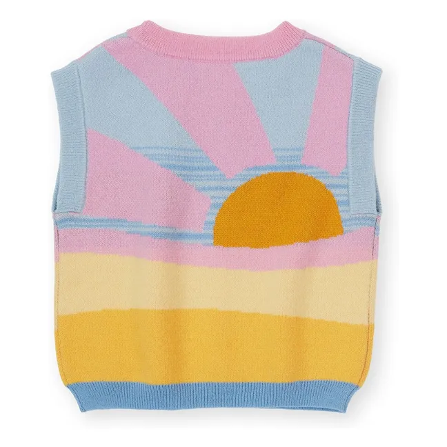 Sunshine Sleeveless Sweater | Pink
