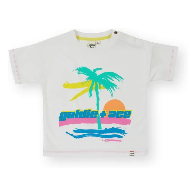 Camiseta Palm | Marfil