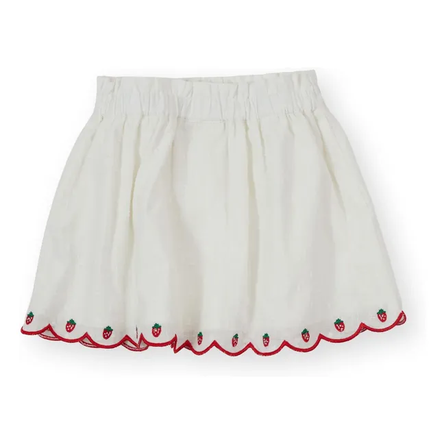 Falda de fresa | Marfil