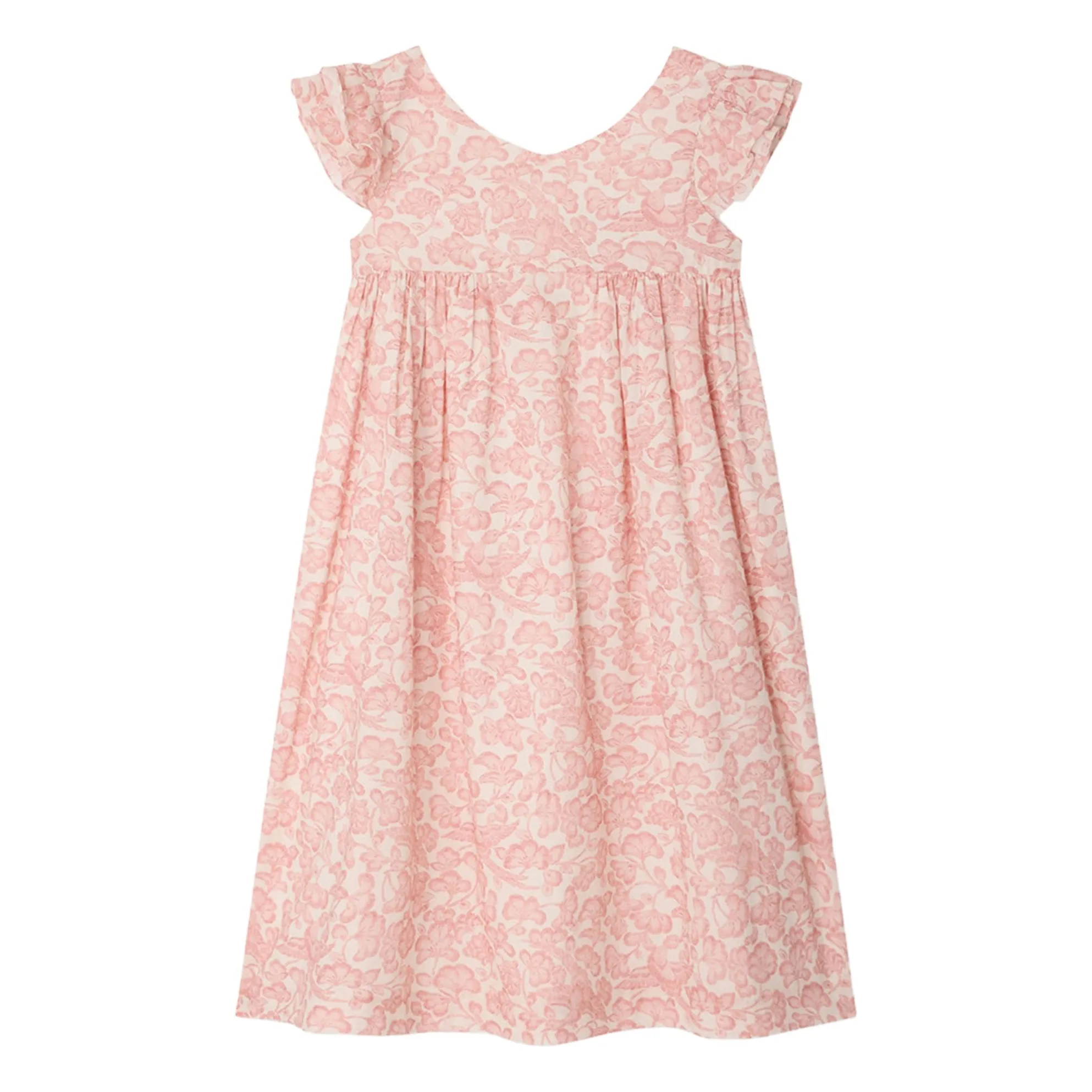 Bonpoint Girls Powder Pink Galantine Fleurie Dress