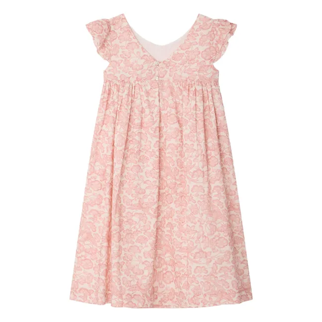 Vestido Galantine Fleurie | Rosa empolvado
