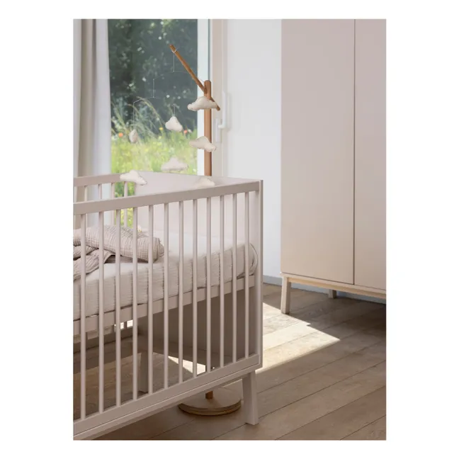 Ashi cot bed 60x120 cm | Clay