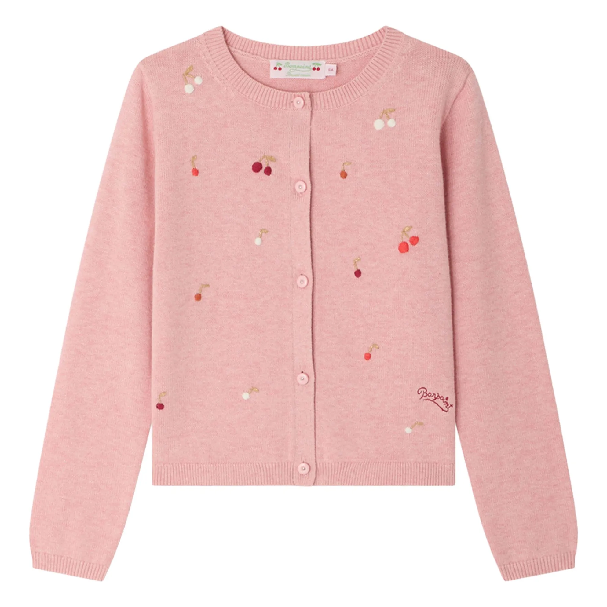 Bonpoint Girls Blush Lilith Cardigan