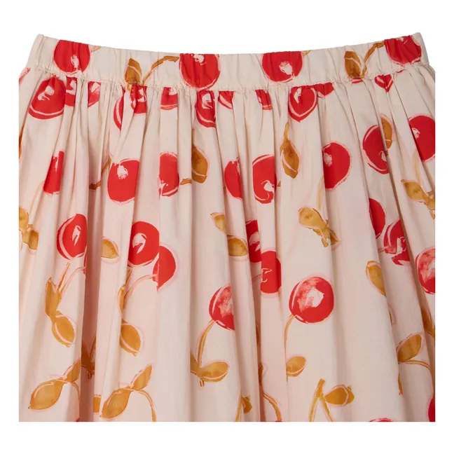 Falda Cherry Suzon Algodón orgánico | Blanco