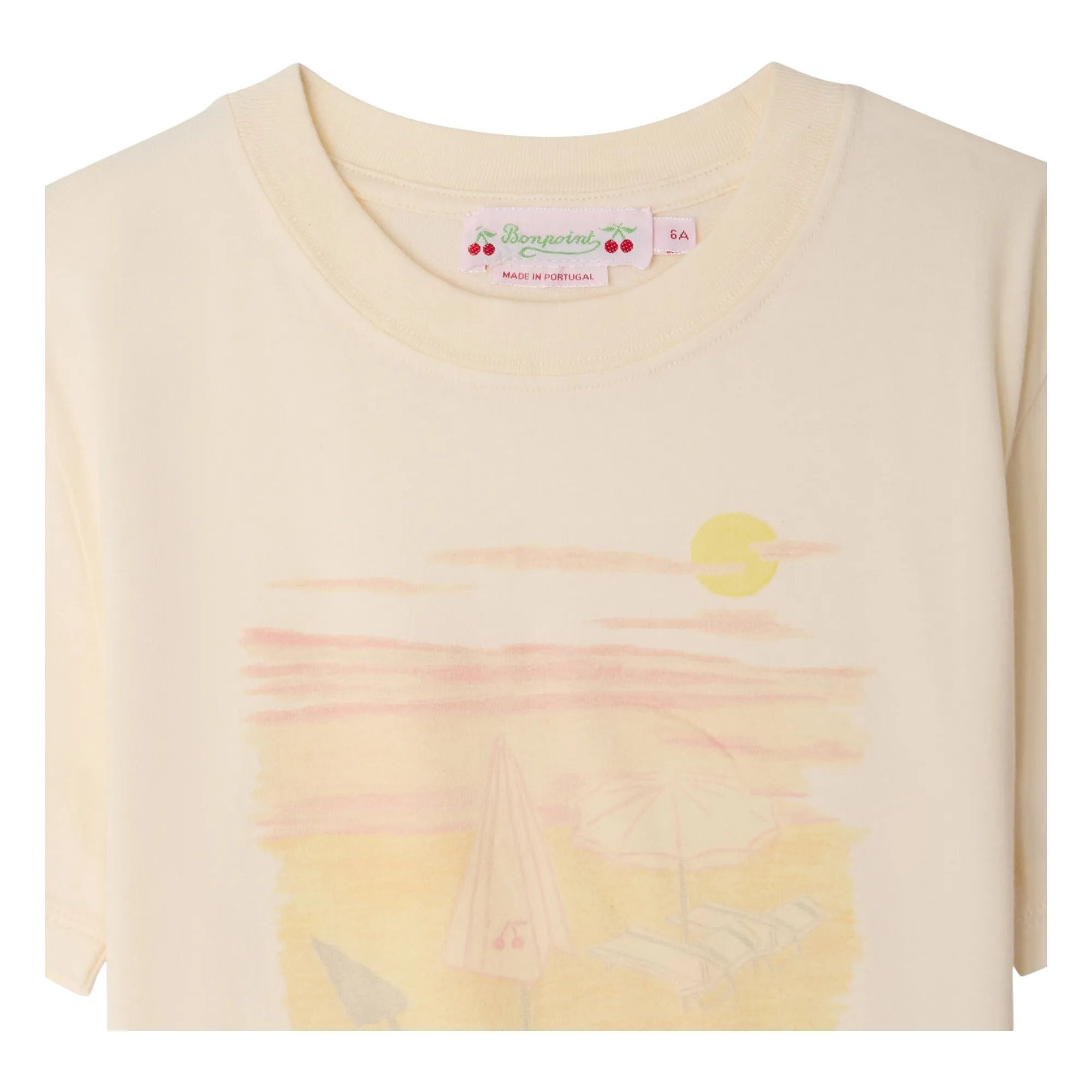 Camiseta de algodón ecológico Thida | Crudo- Imagen del producto n°1