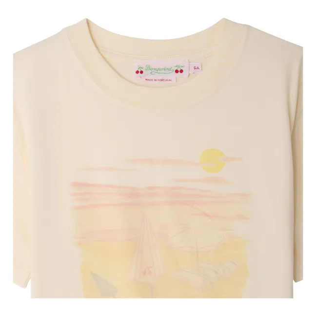 T-shirt Thida Coton Bio | Ecru