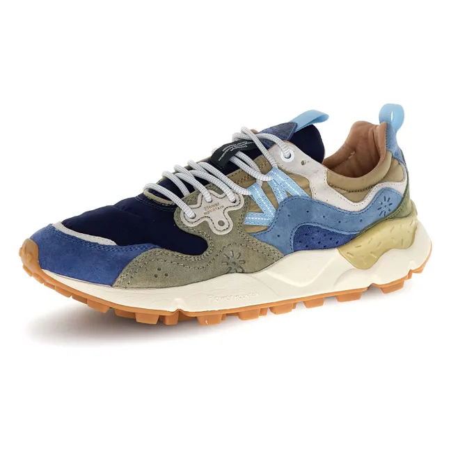 Yamano 3 Suede and Nylon Sneakers | Midnight blue