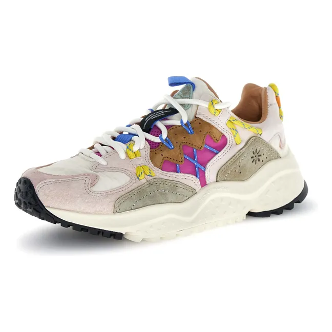 Zapatillas Yamabushi de ante y nailon | Rosa Fushia