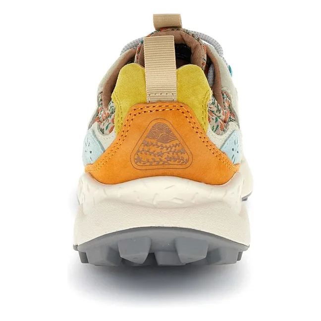 Zapatillas Yamano 3 Flowers de ante y nailon | Camel