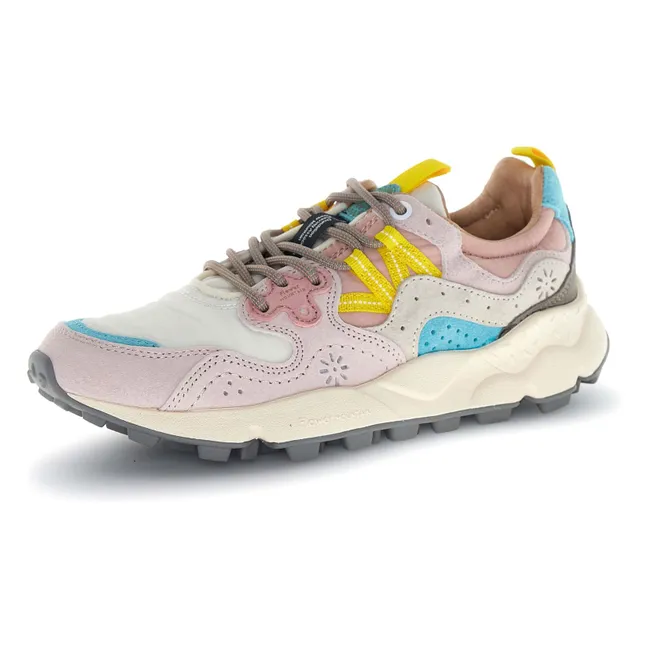 Zapatillas Yamano 3 de ante y nailon | Rosa Pálido