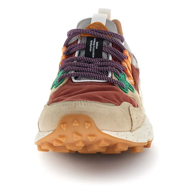 Sneaker Yamano 3 Wildleder und Nylon | Burgunderrot