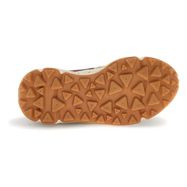 Yamano 3 Suede and Nylon Sneakers | Burgundy