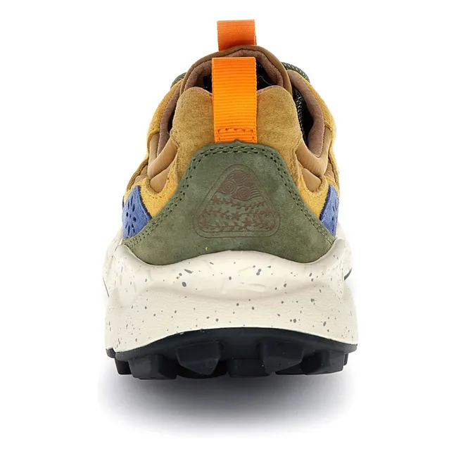 Zapatillas Yamano 3 de ante y nailon | Amarillo Mostaza