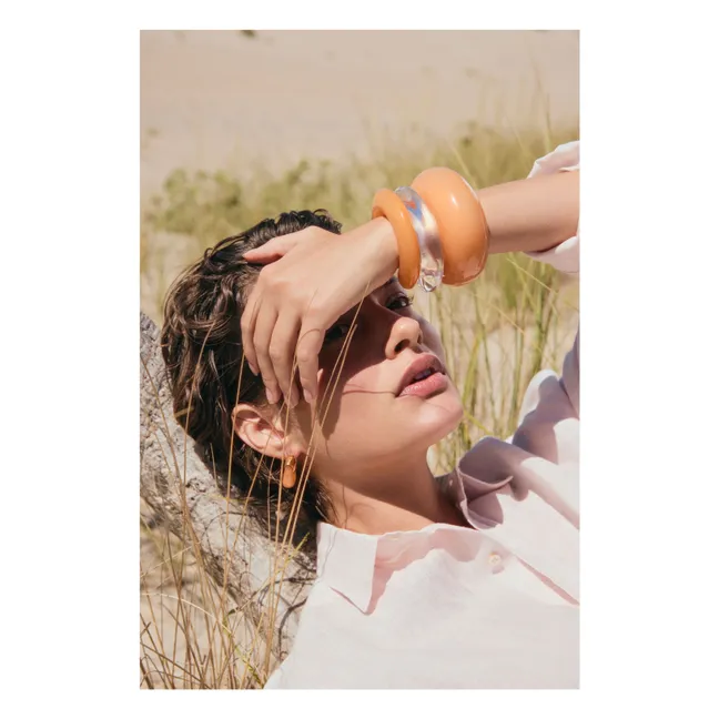 Boucles d'Oreilles Mini Organic | Tangerine