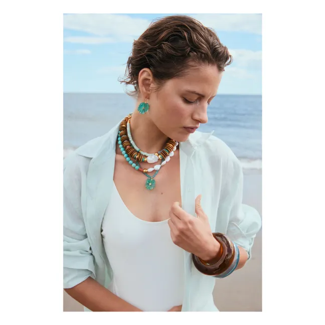 New Bloom necklace | Blue