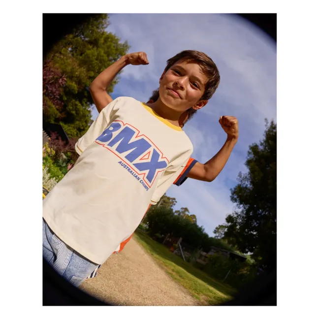 Oversize BMX T-shirt | Ivory