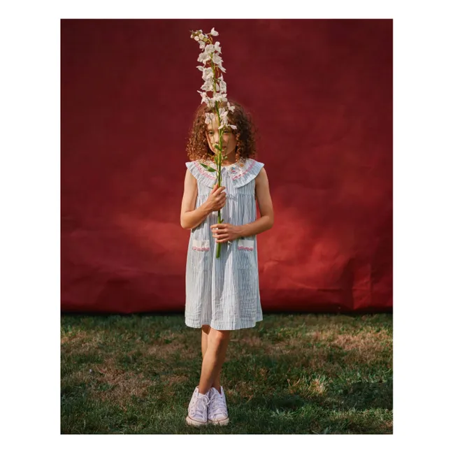 Vestido marinero de rayas | Azul