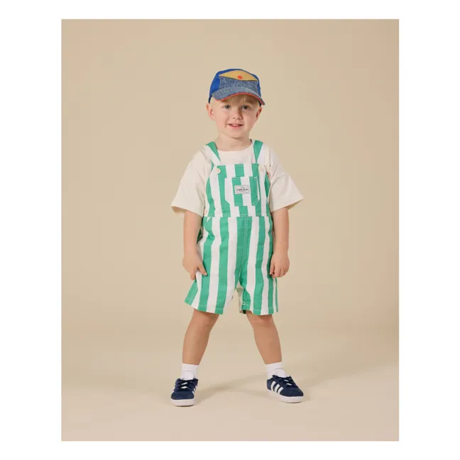 Peto corto a rayas | Verde