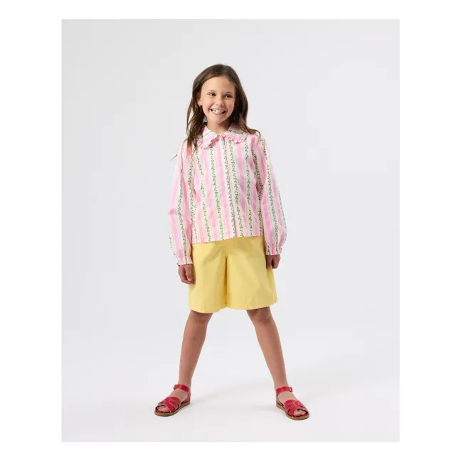 Short Denim Uni | Jaune