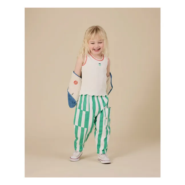 Débardeur Côtelé Pomme | Ivoire