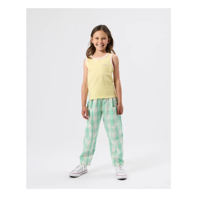 Pantalones Carreaux | Verde