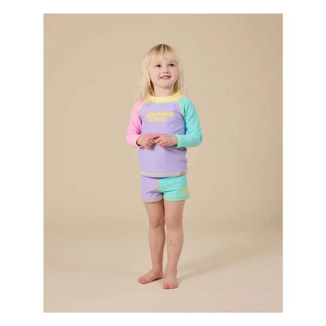 T-shirt de Bain Anti-UV Paradise | Mauve
