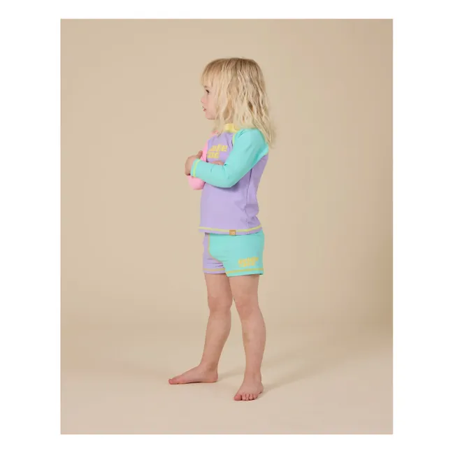 T-shirt de Bain Anti-UV Paradise | Mauve