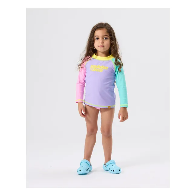 T-shirt de Bain Anti-UV Paradise | Mauve