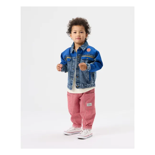 Pantalones de rayas | Rojo