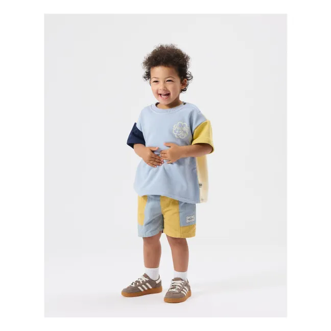 Camiseta oversize gruesa | Azul Cielo