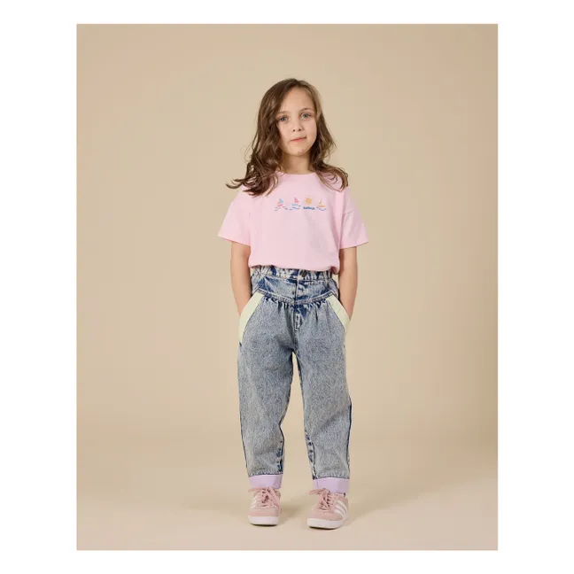 Camiseta Barcos | Rosa Pálido