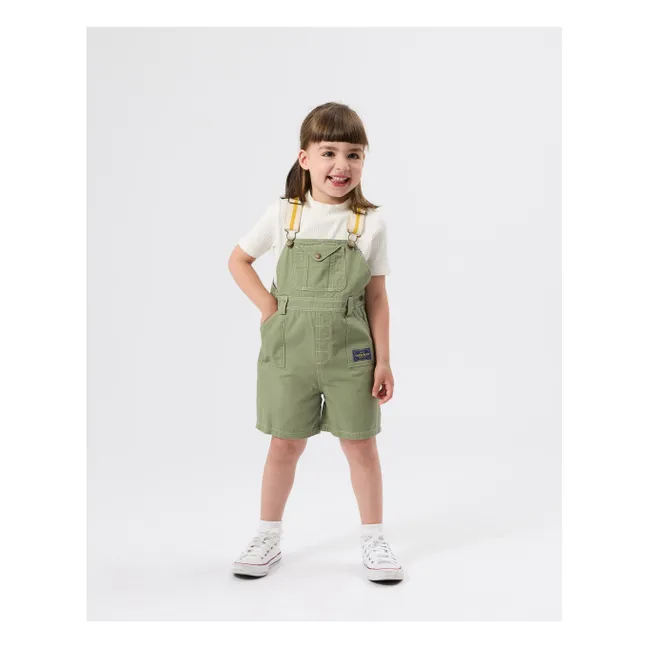 Utility Short Dungarees | Khaki