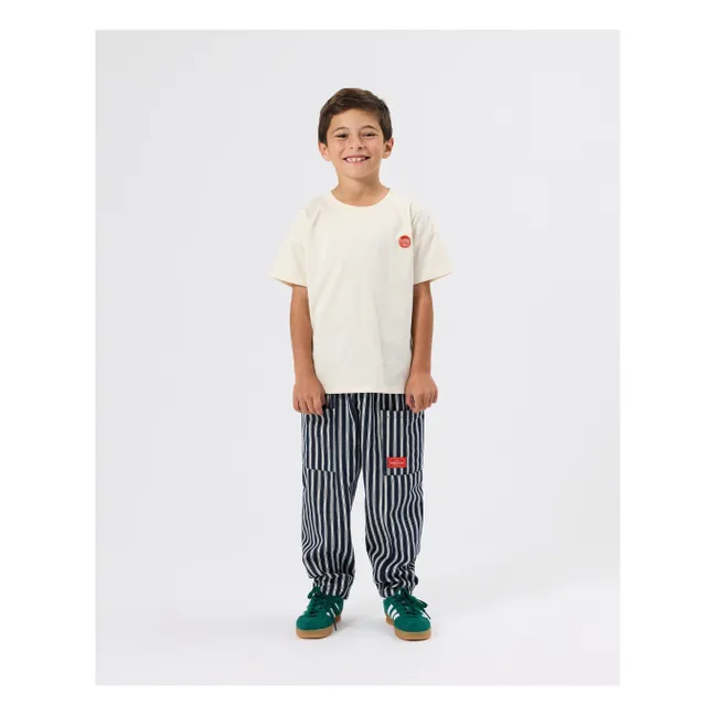 Pantalones de rayas | Azul oscuro