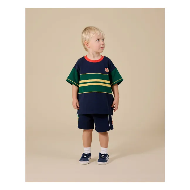 T-shirt Oversize Athletic | Bleu foncé