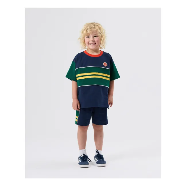 T-shirt Oversize Athletic | Bleu foncé