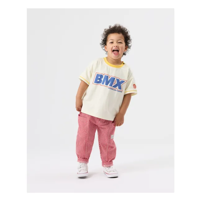 Camiseta BMX oversize | Marfil