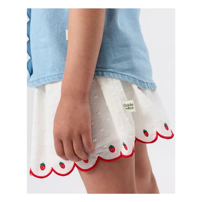 Falda de fresa | Marfil