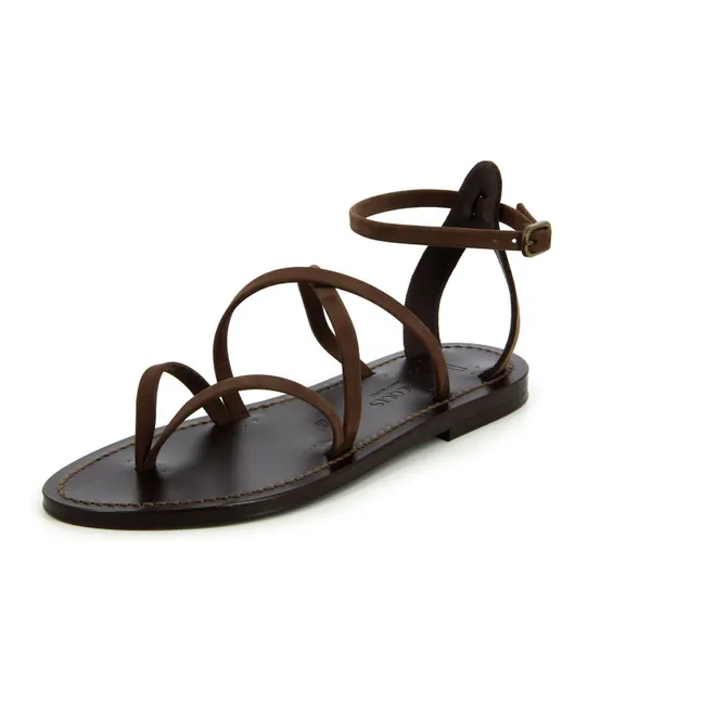 Sandales Menandre Nubuk | Chestnut