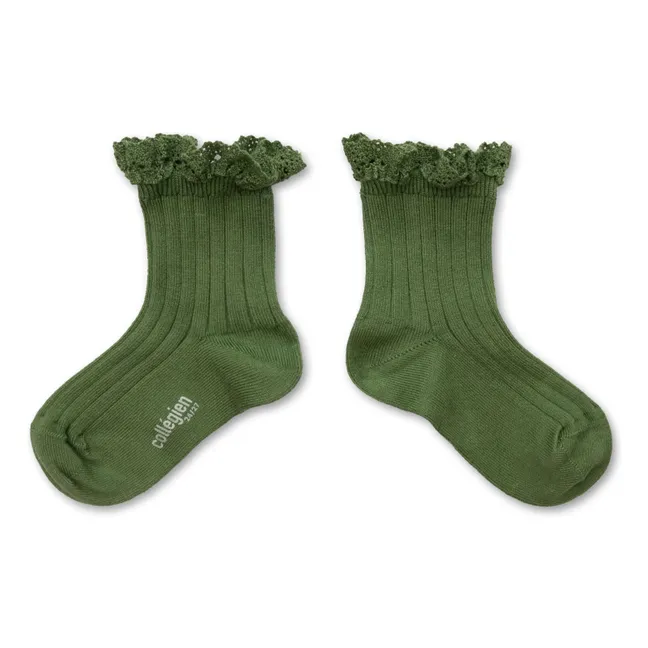 Calze con volant in pizzo Lili | Avocat