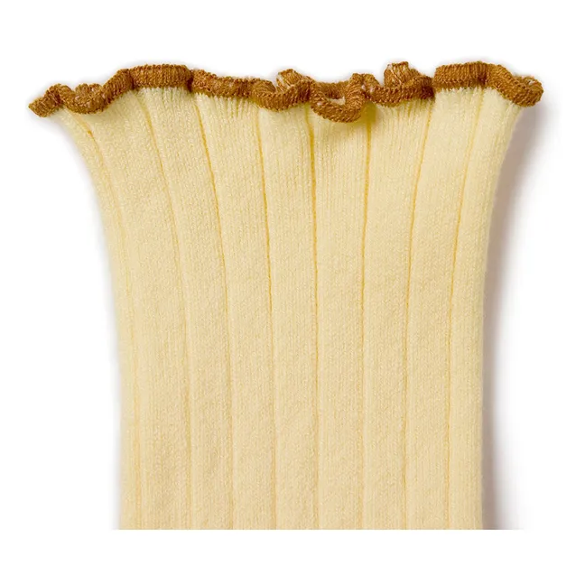 Liseré Delphine socks | Vanilla