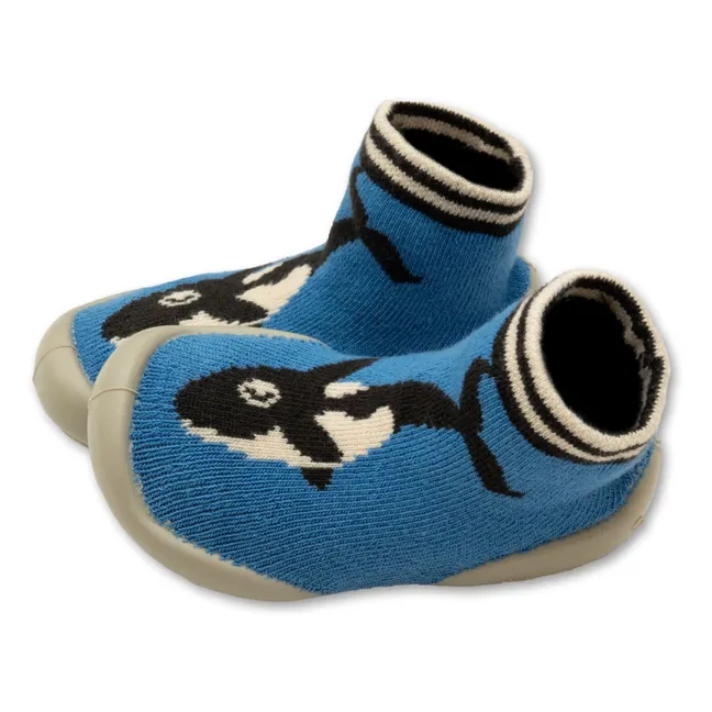 Chaussons Orque | Bleu azur