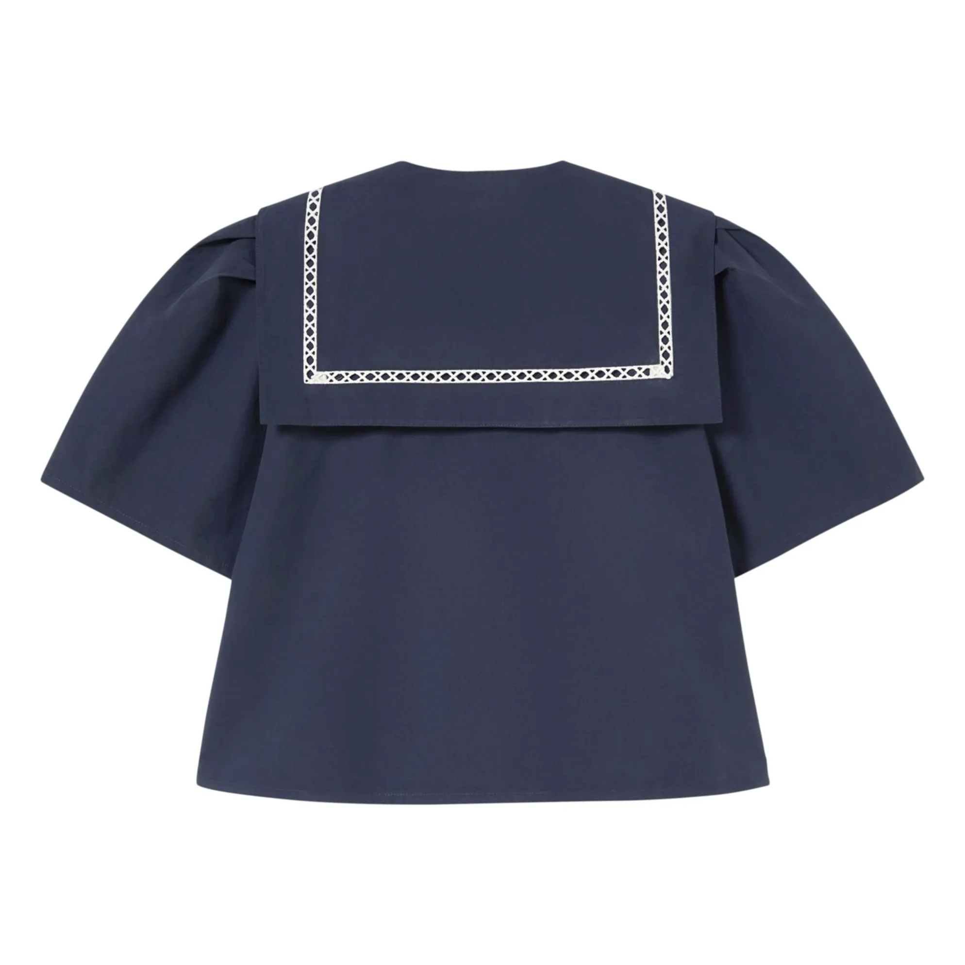 Blouse Sailor Coton | Bleu marine- Image produit n°4