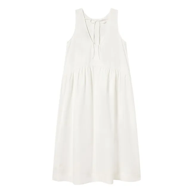 Robe Coton | Blanc cassé