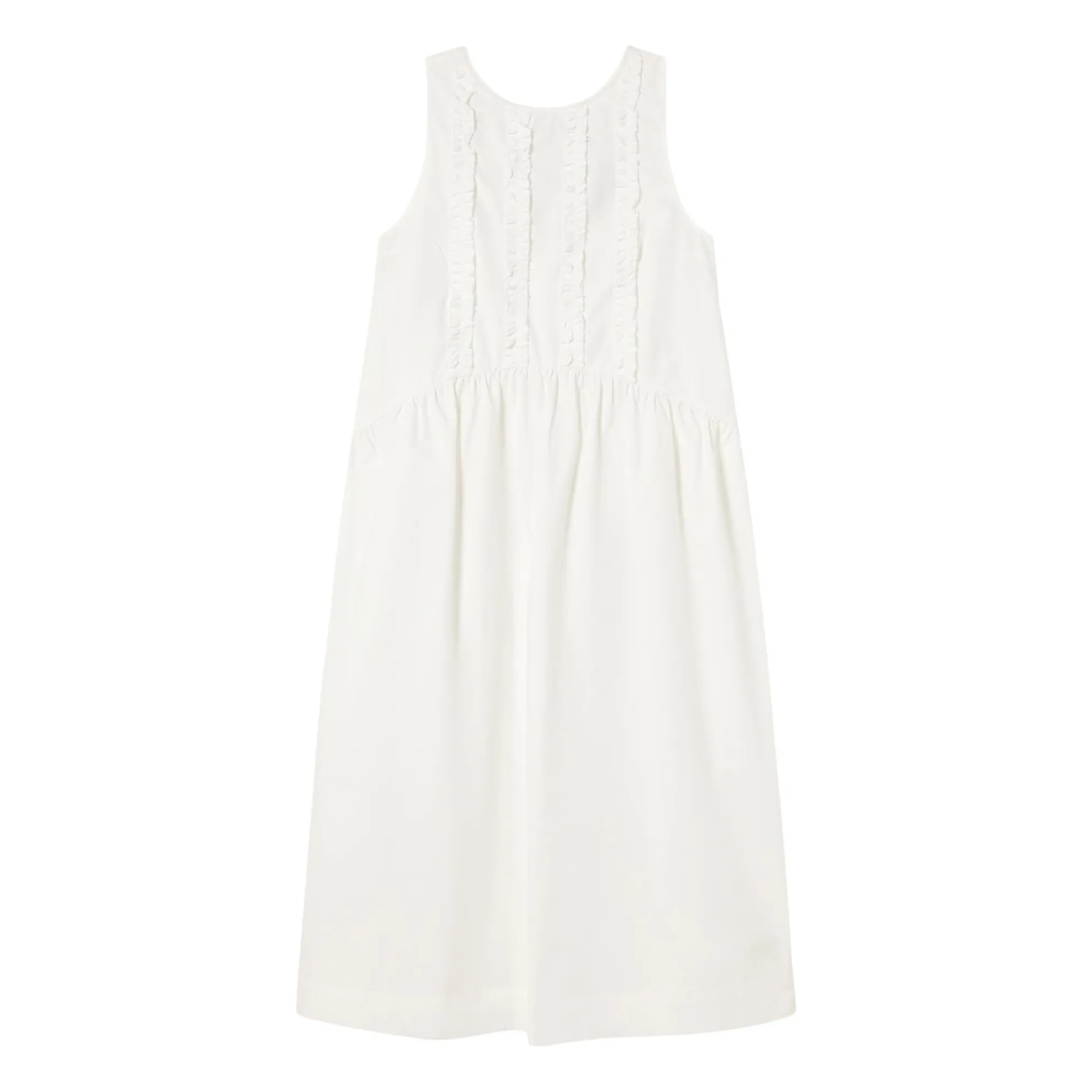 The Tiny Big Sister Off White Cotton Dress